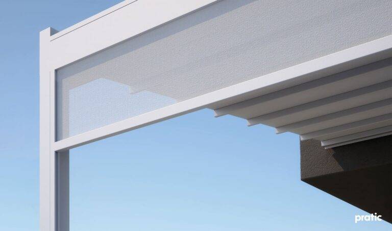 Die Pratic Pergola Fusion von Meinlamellendach.de ist der optimale Sonnenschutz füe Ihr Zuhause.